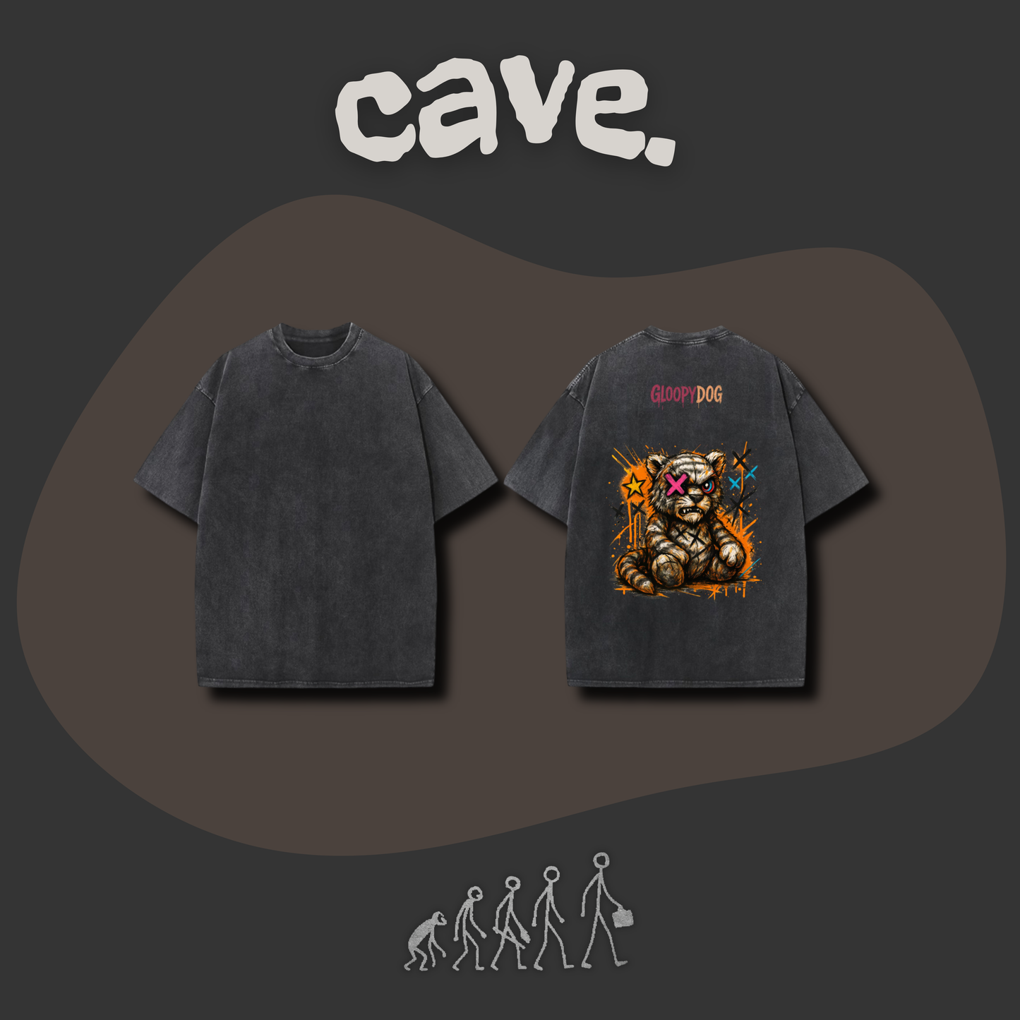 GloopyDog Collection | Gloopy Tiger|T-Shirt