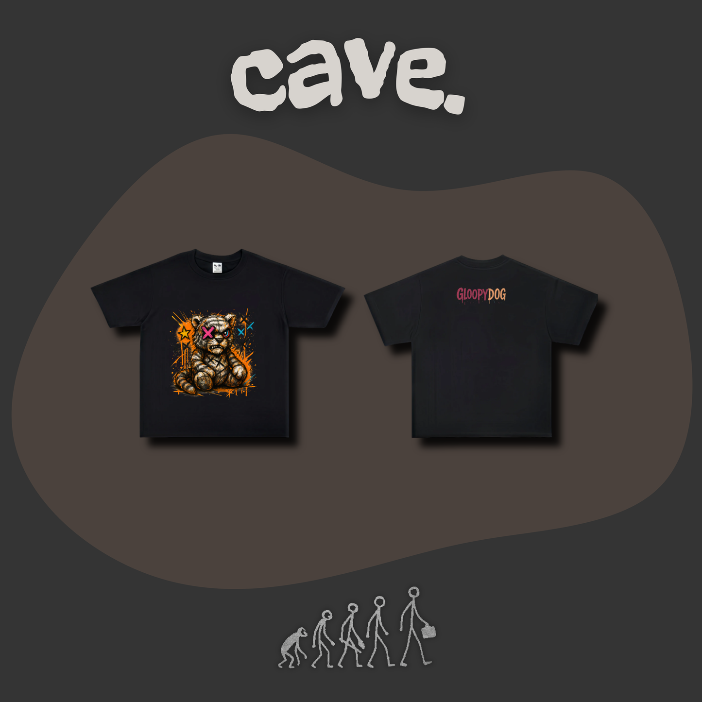 GloopyDog Collection | Gloopy Tiger|T-Shirt