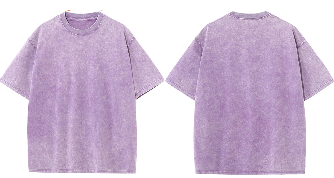 Washed Blank Oversized T-shirt |水洗素T-Shirt