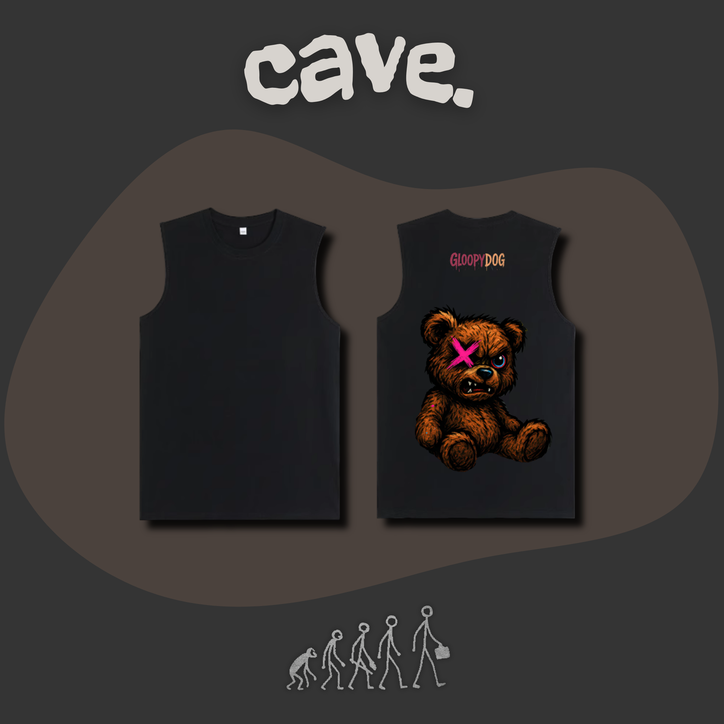 GloopyDog Collection | Gloopy Bear｜Tank Tops