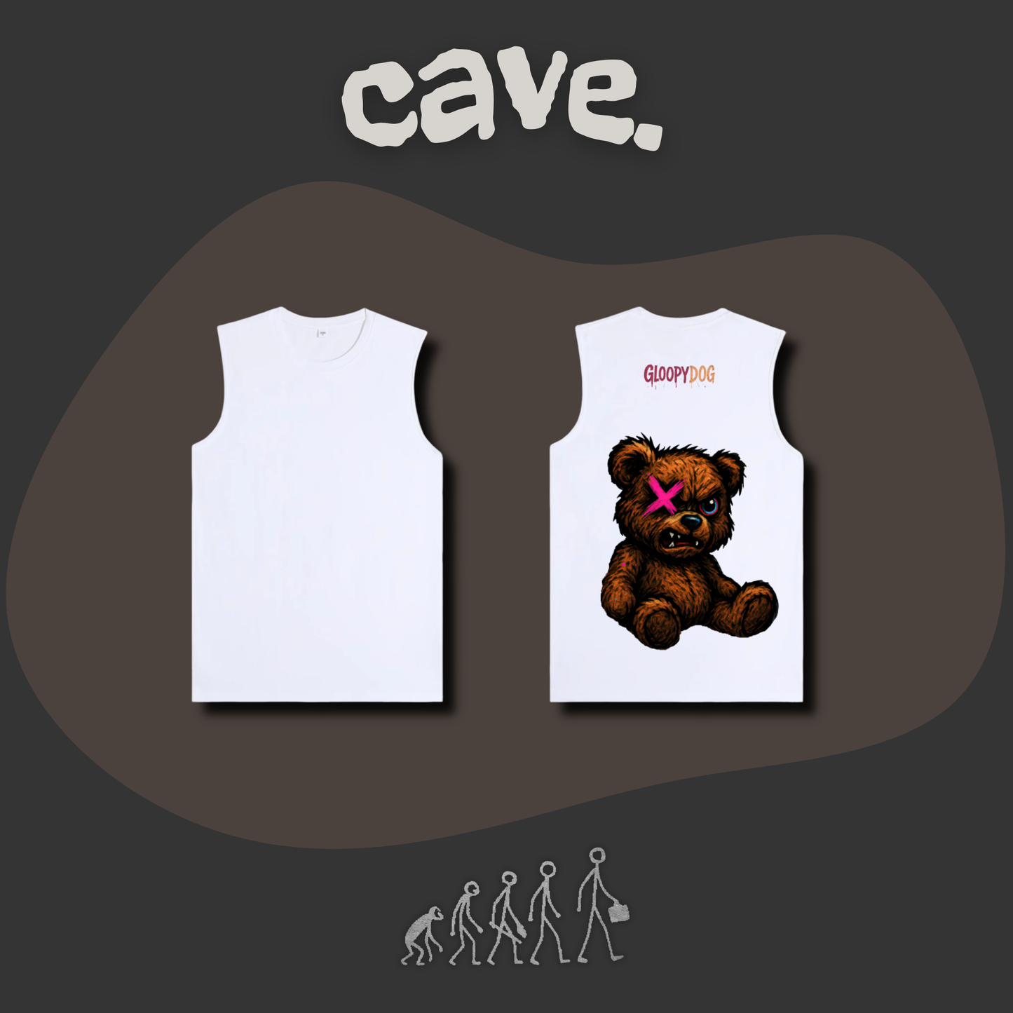 GloopyDog Collection | Gloopy Bear｜Tank Tops
