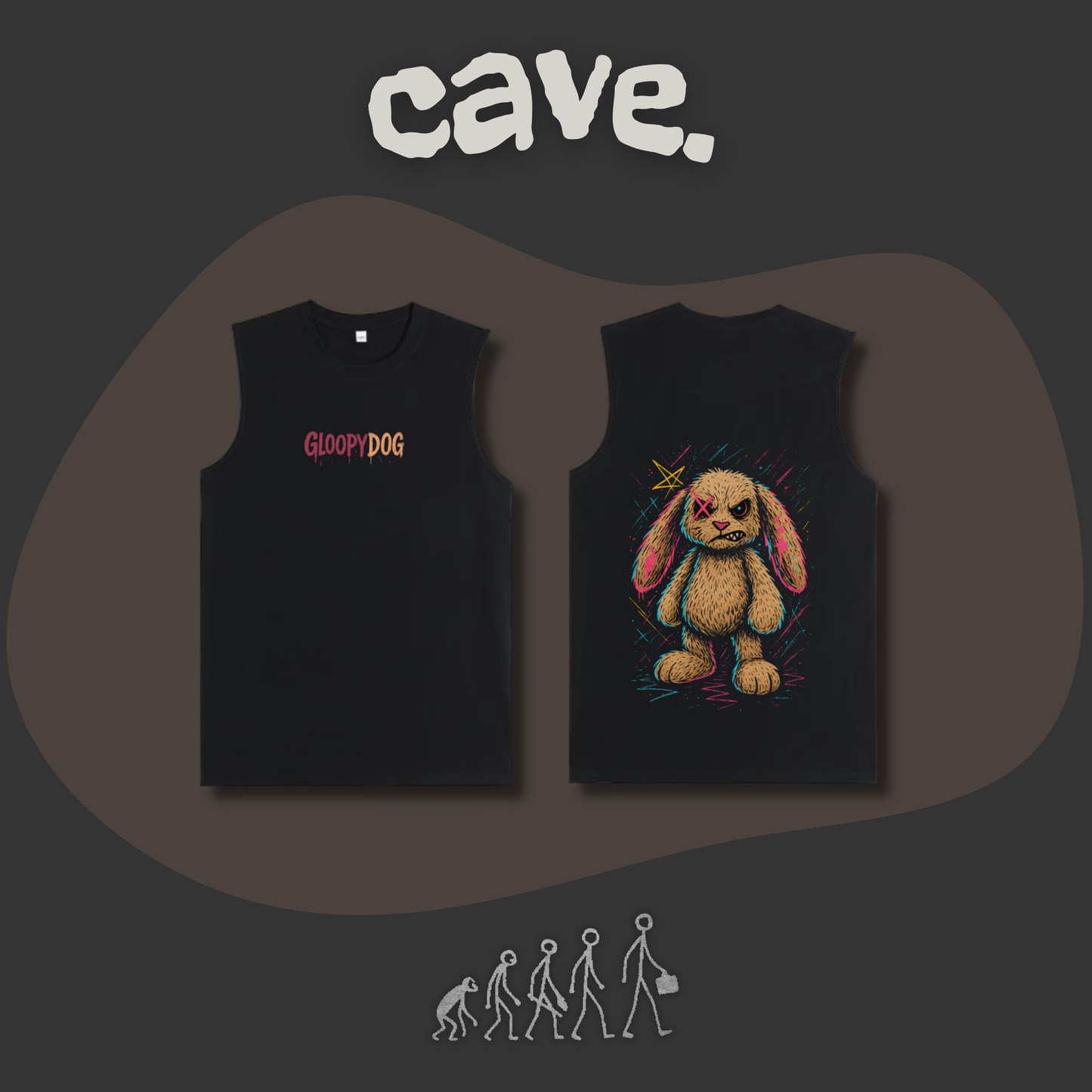 GloopyDog Collection | Gloopy Rabbit｜Tank Tops