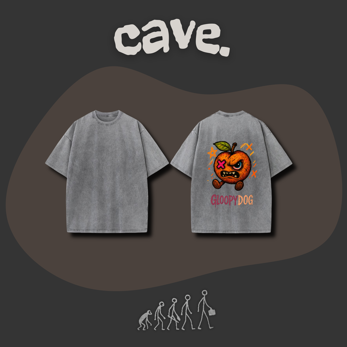GloopyDog Collection | Gloopy Peach｜T-Shirt