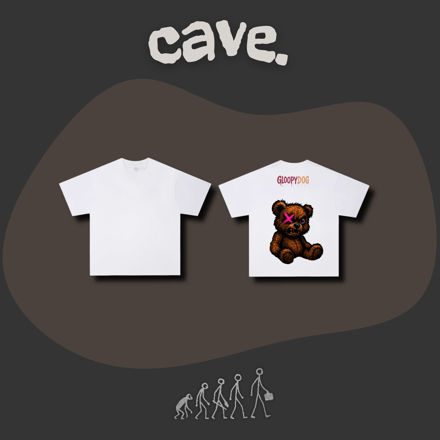 GloopyDog Collection | Gloopy Bear｜T-Shirt