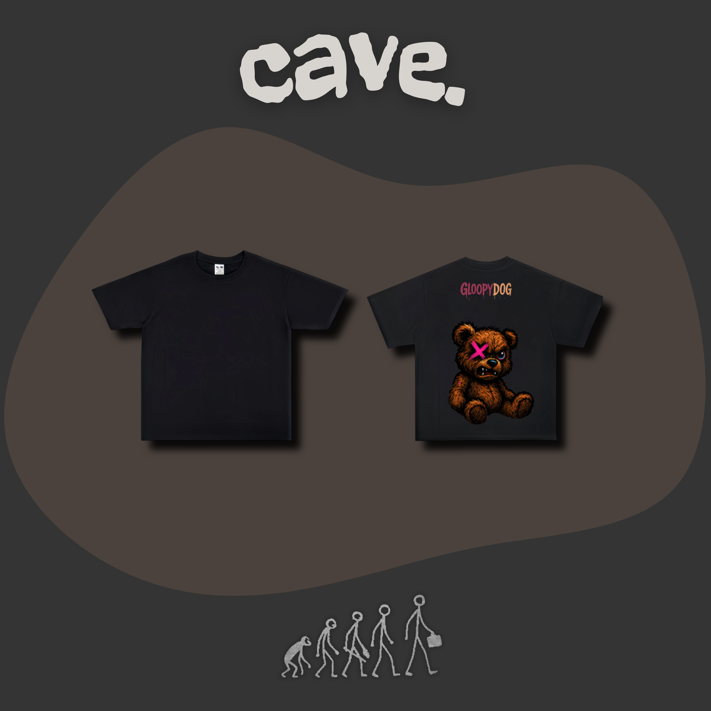 GloopyDog Collection | Gloopy Bear｜T-Shirt