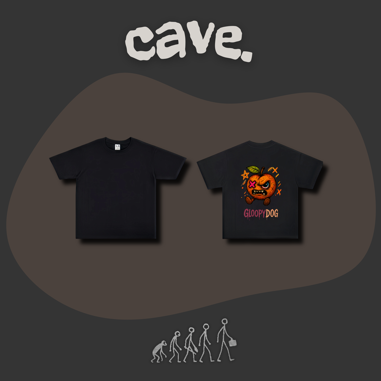 GloopyDog Collection | Gloopy Peach｜T-Shirt