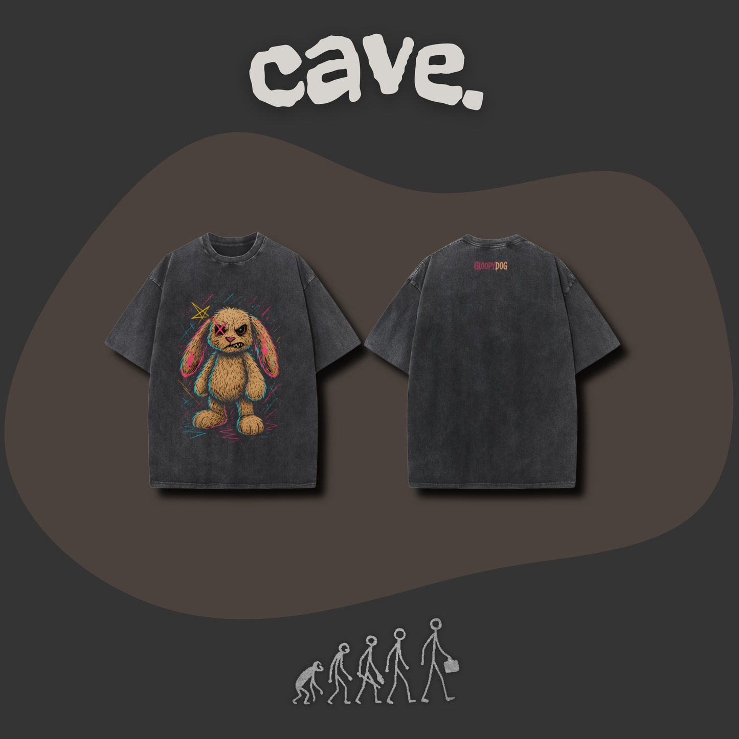 GloopyDog Collection | Gloopy Rabbit｜T-Shirt