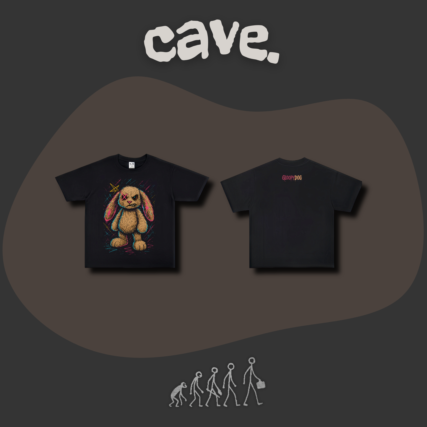 GloopyDog Collection | Gloopy Rabbit｜T-Shirt