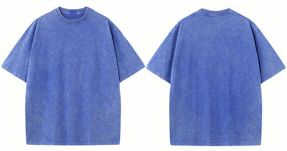 Washed Blank Oversized T-shirt ｜水洗素T-Shirt